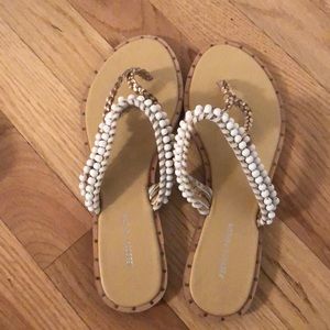 Rebecca Taylor Beaded Sandals Gorgeous 6
